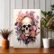Paint by Numbers Kit for Adults Skeleton- 40x50cm Canvas,Flower Paint by Number - Acrylic Paint Set - Relaxing DIY Art for Beginners & Experts - Home Wall Decoration